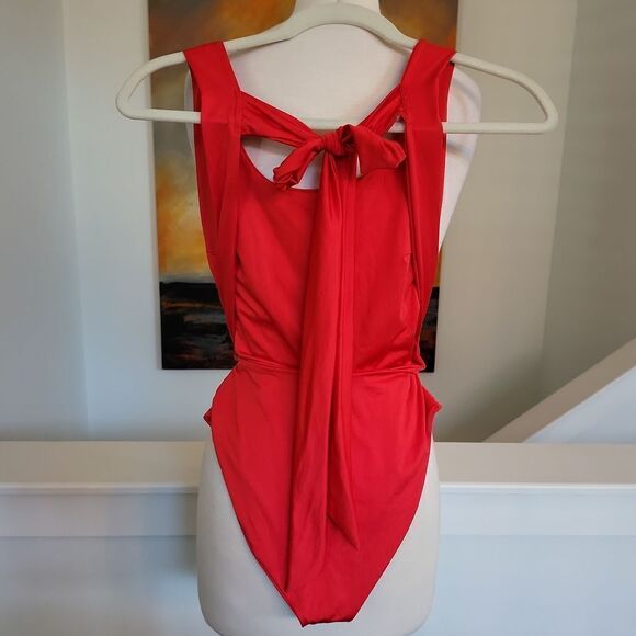 Red stretchy bodysuit Size S...CLOSING CLOSET - Picture 3 of 5